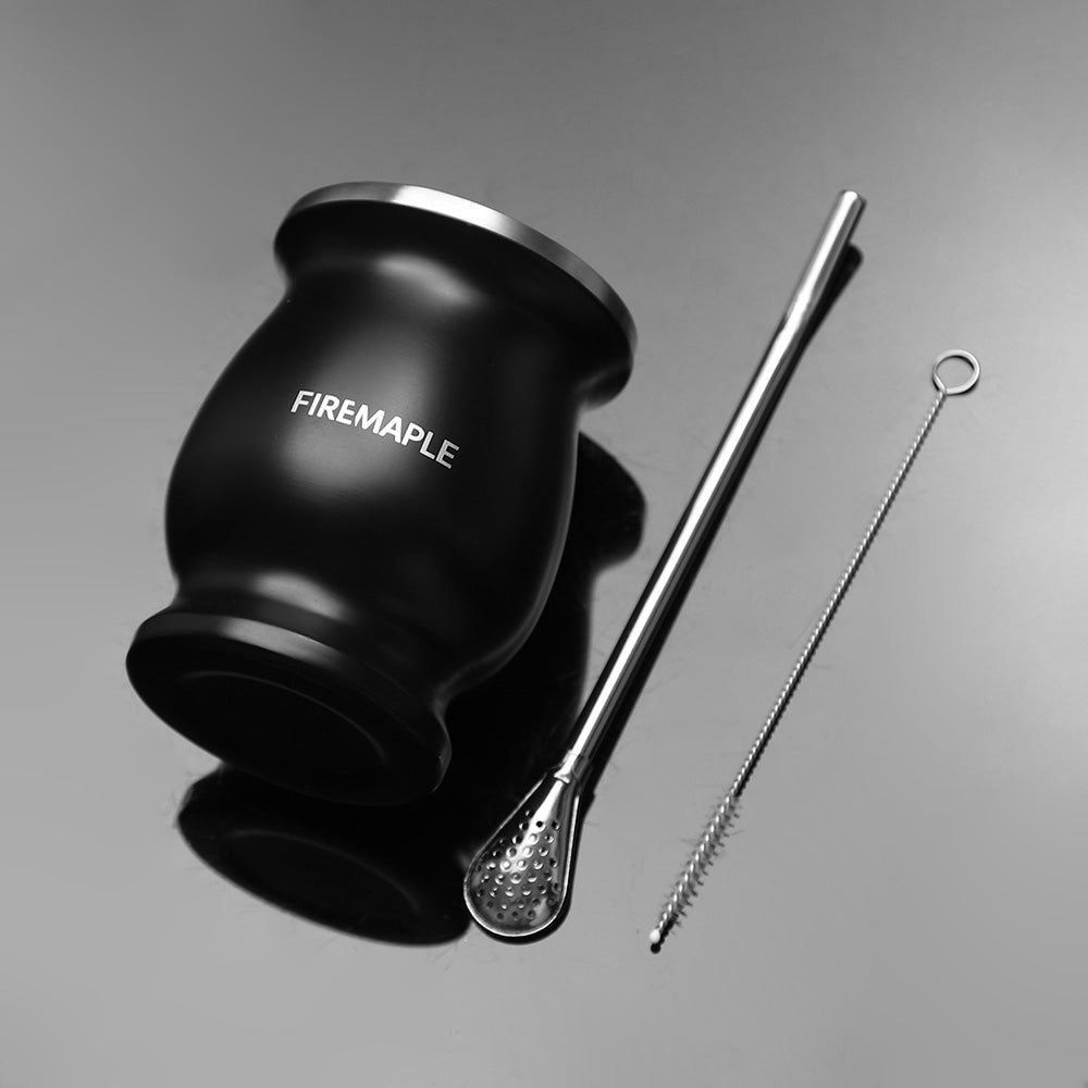 FireMaple Orca tasse à maté inox 200 ml avec bombilla
