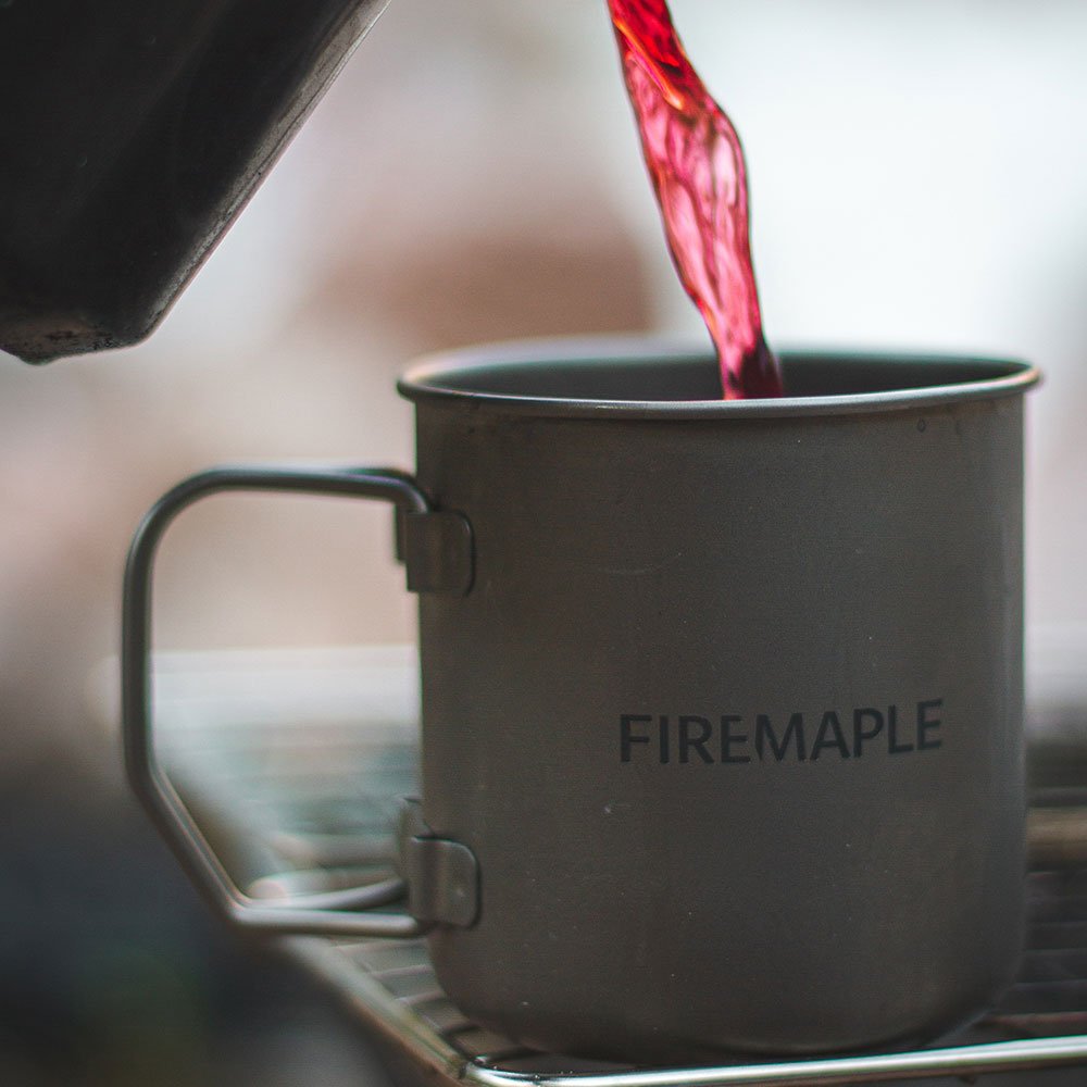 FireMaple Alti tasse titane 300 ml poignées pliantes