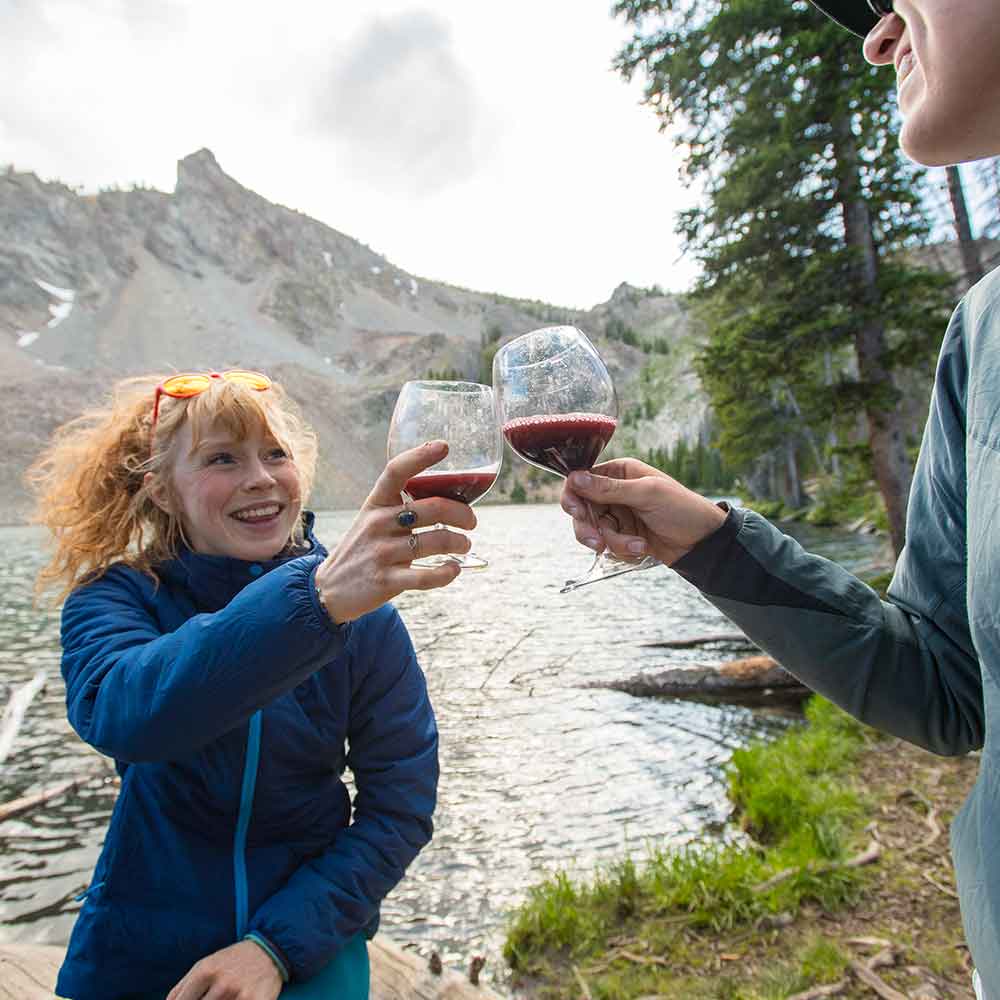 GSI Camping Tableware Verres Vin Rouge Empilables