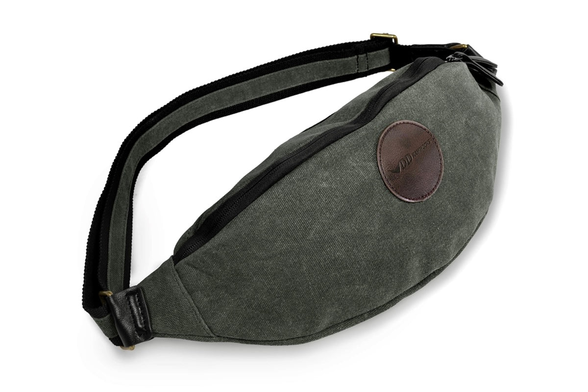 DD Sling Sac bandoulière Olive Green toile cirée quotidien