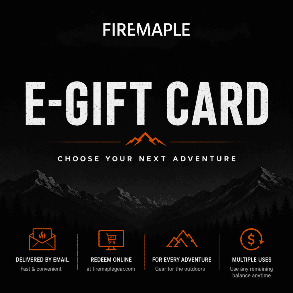 FireMaple Carte Cadeau E-Gift Card 50 $ accessoire camping