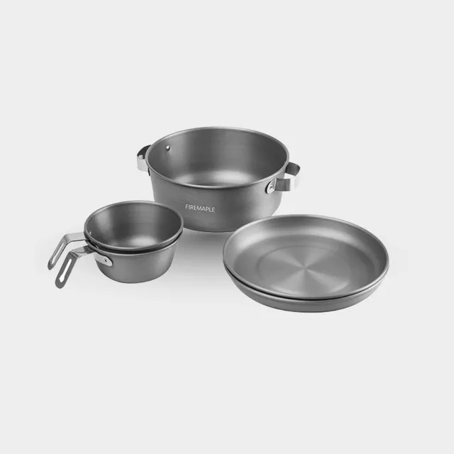 FireMaple Gourmet kit popote alu 5 pièces 2 personnes