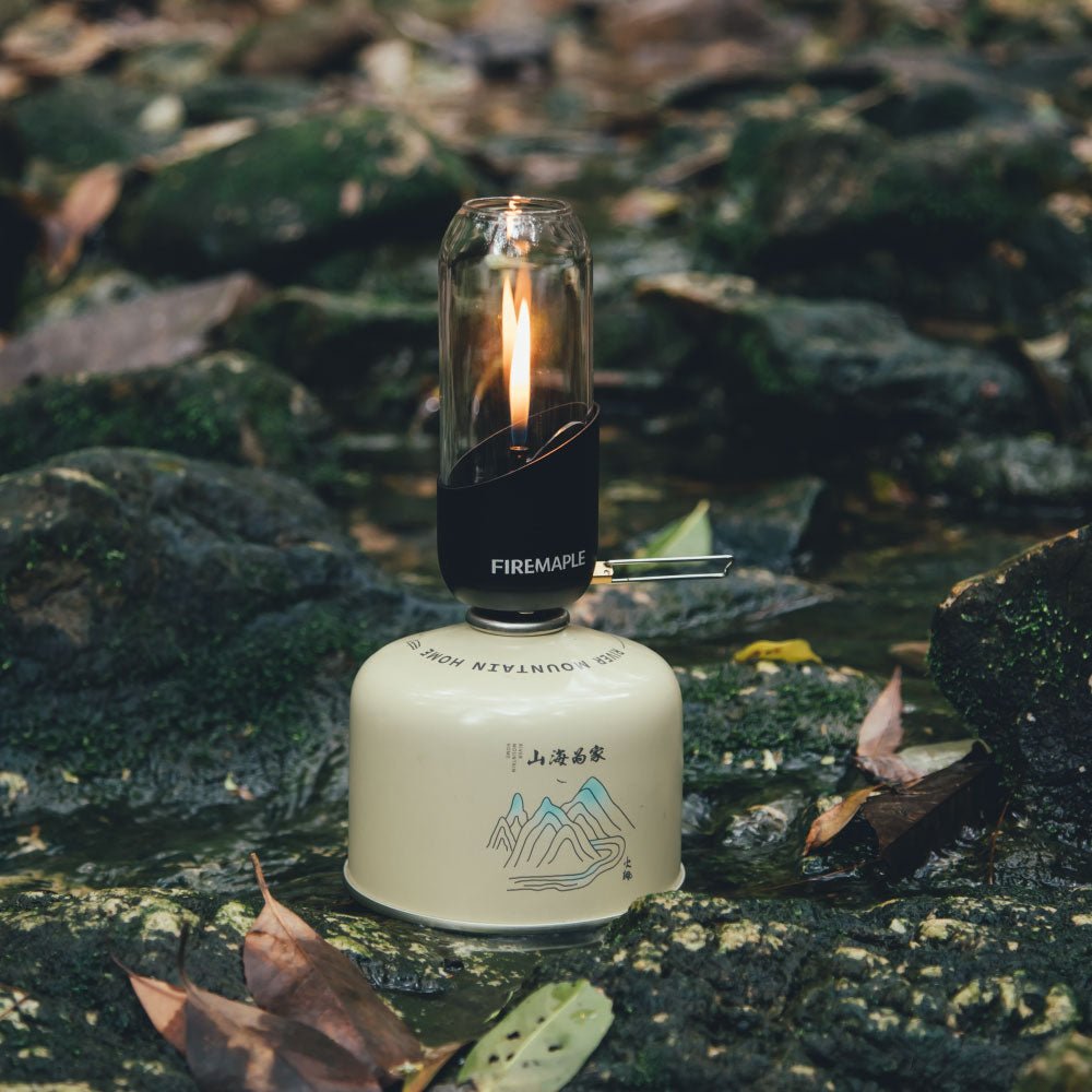 FireMaple Orange Black Edition lanterne gaz camping