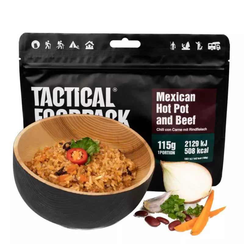 Tactical Foodpack repas lyophilisé Chili con carne