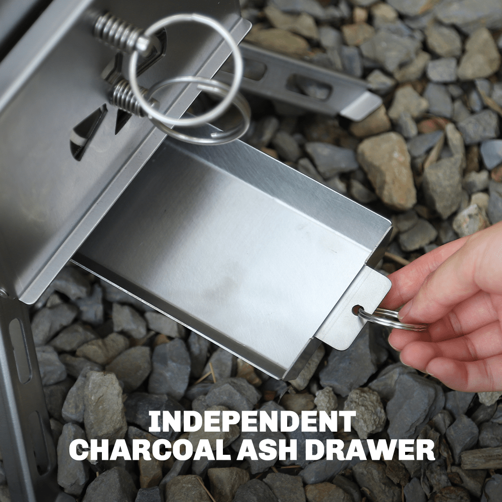 FireMaple Antarcti poêle bois tente chaude inox
