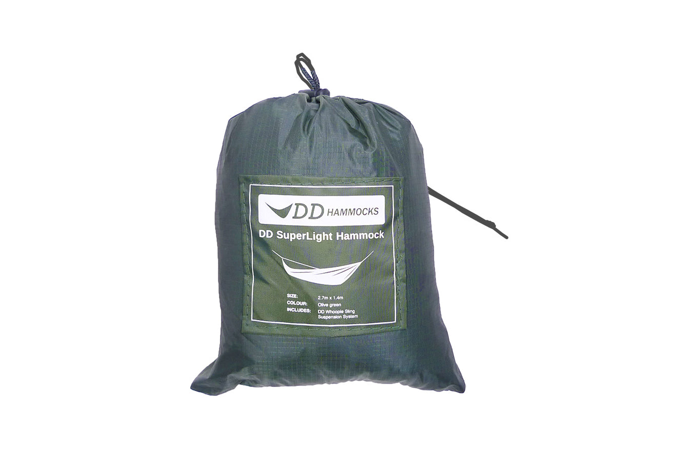 DD Hammocks SuperLight hamac ultraléger olive 350 g