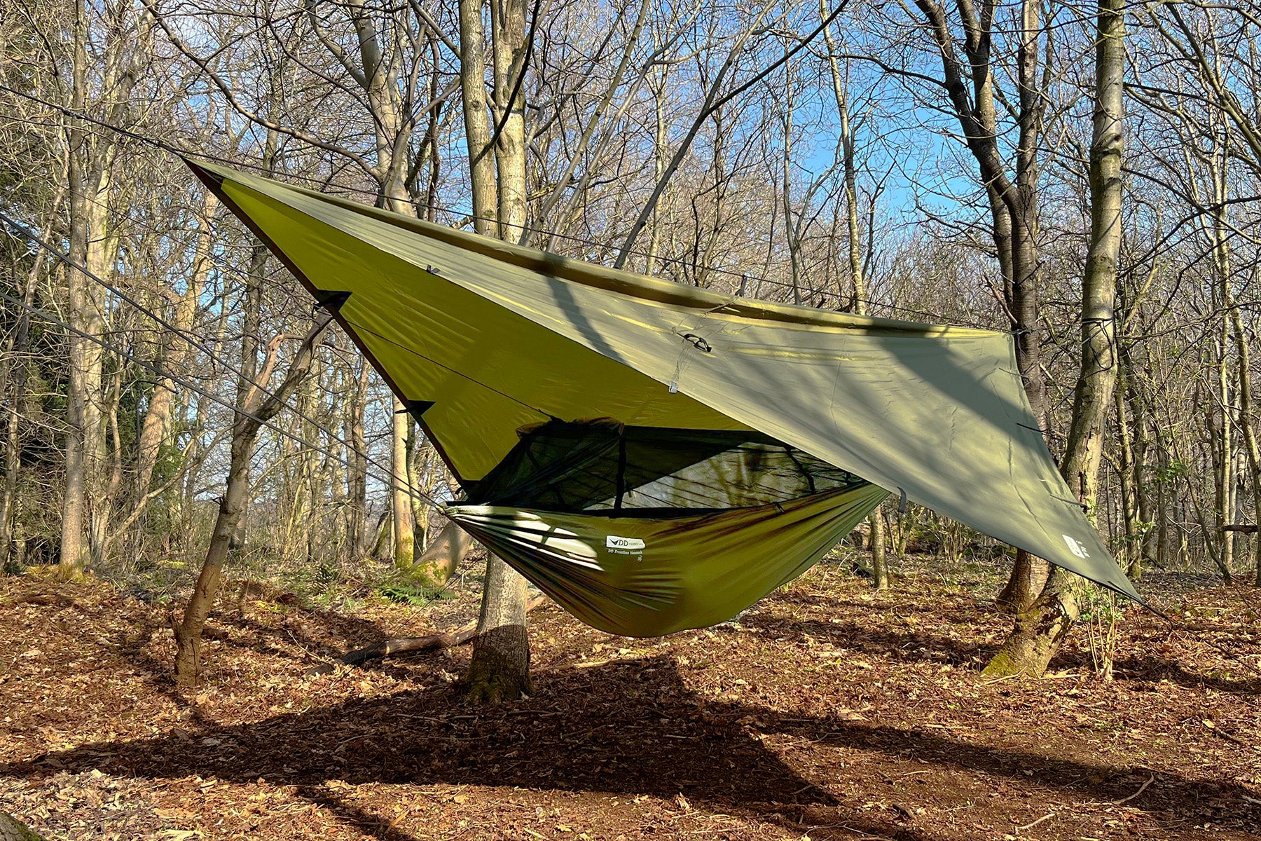 DD Frontline hamac recyclé olive drab moustiquaire