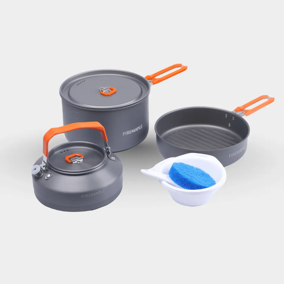 FireMaple Feast 2 set popote alu 2 personnes Orange