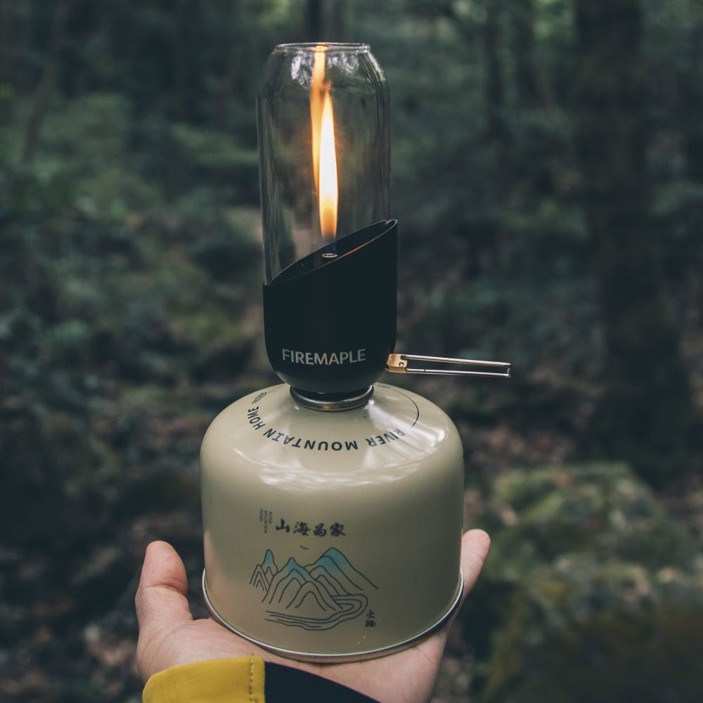 FireMaple Orange Black Edition lanterne gaz camping