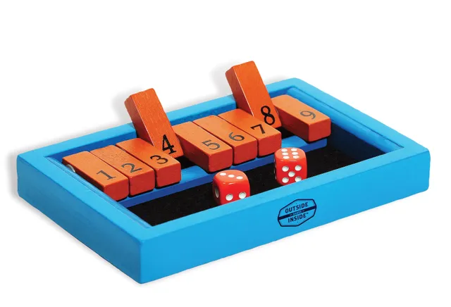 GSI Outdoor Games Shut the Box jeu de dés bois