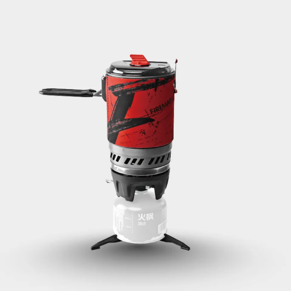 FireMaple Polaris Réchaud Camping 1 L Rouge Régulé