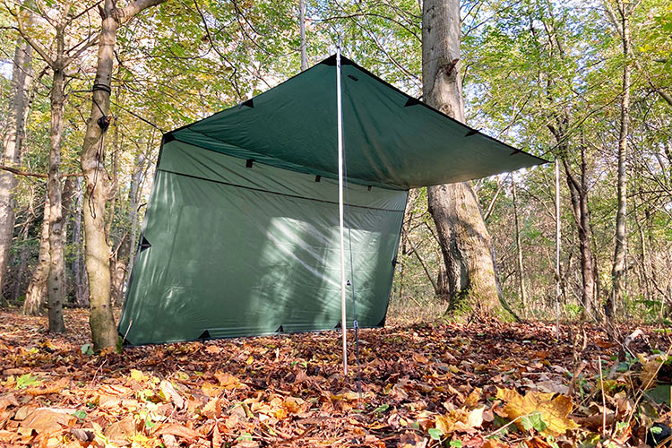 DD Tarp 3.5x3.5 bâche hamac vert olive imperméable