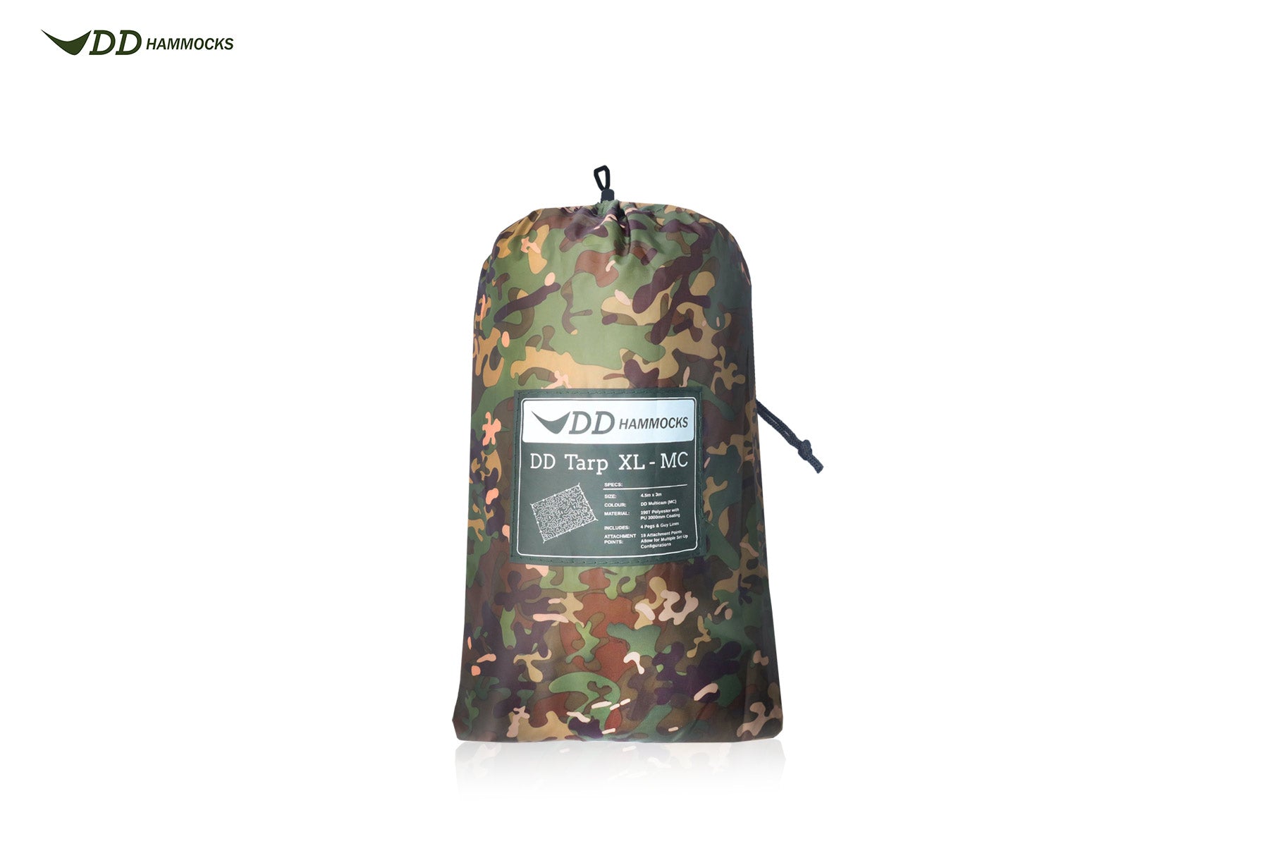 DD Hammocks Tarp XL MC tarp 4,5x3 m multicam