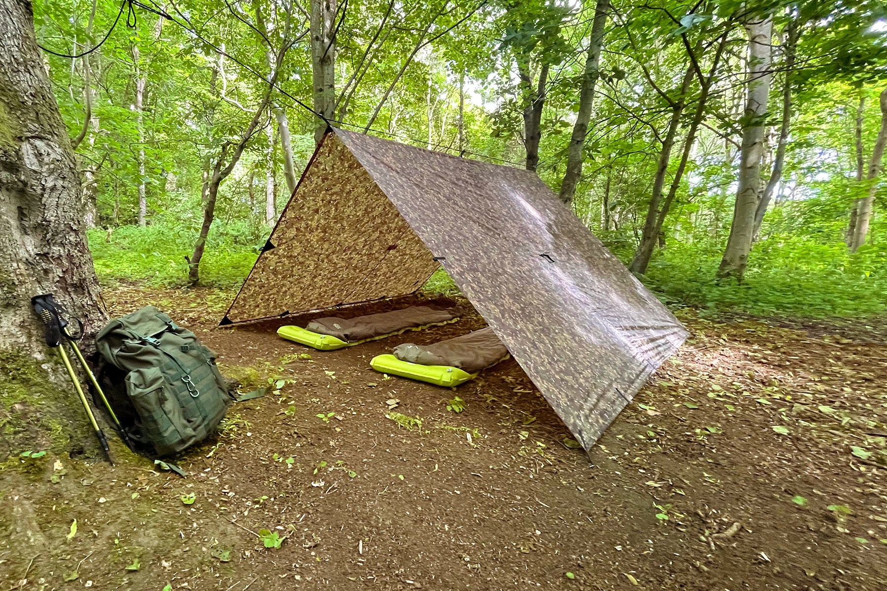 DD Hammocks Tarp XL MC tarp 4,5x3 m multicam