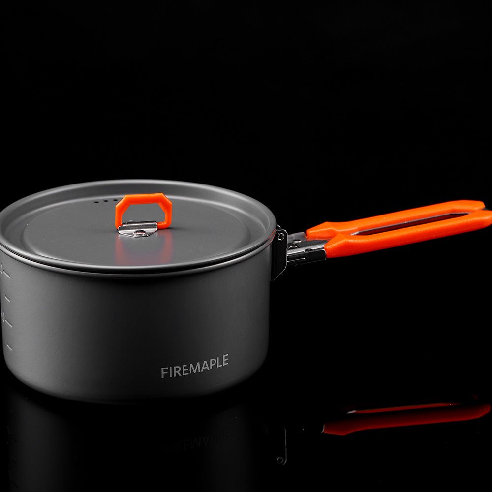 FireMaple Feast 1 popote camping solo orange