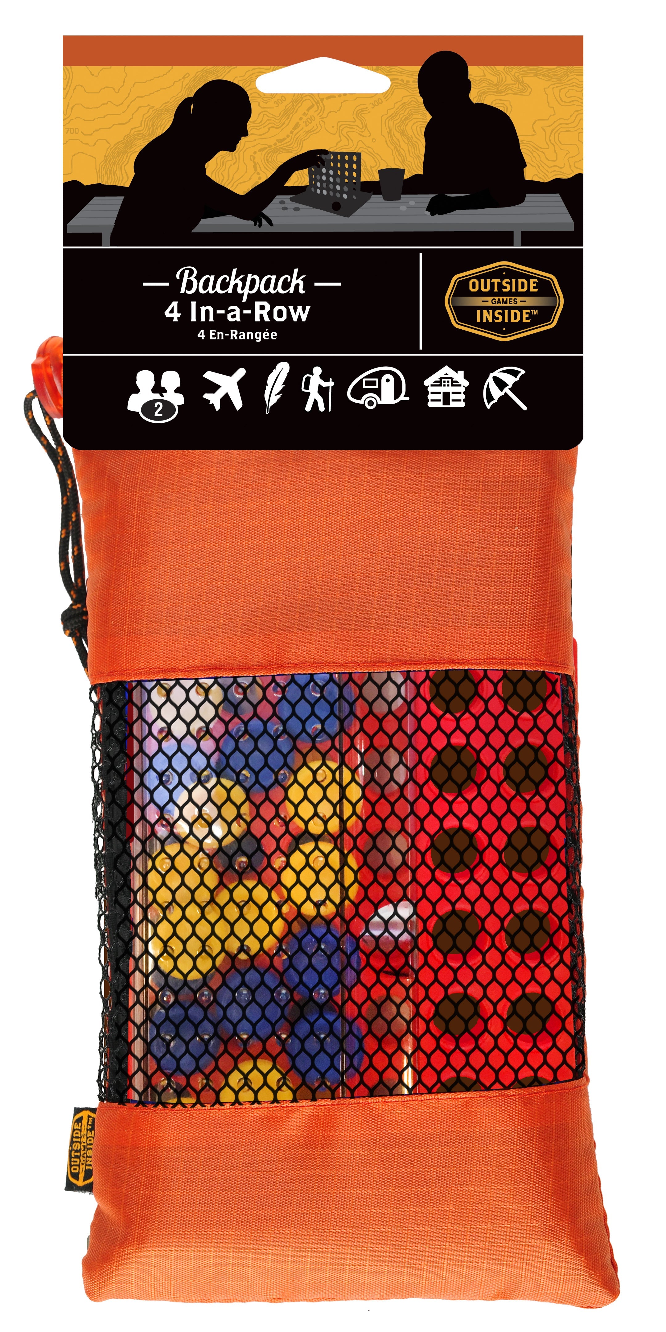 GSI Backpack 4 In-a-Row jeu puissance 4 voyage 2 joueurs