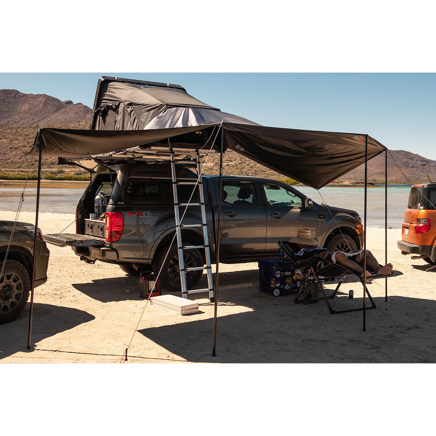 iKamper Auvent tente de toit Skycamp 3.0 pare-soleil