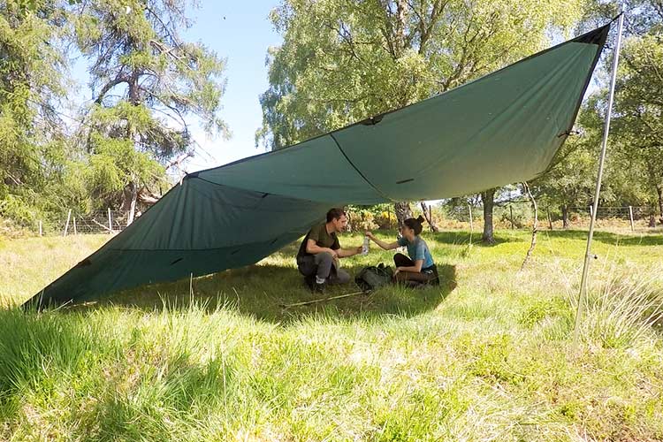 DD Tarp 5x5 bâche Olive Green