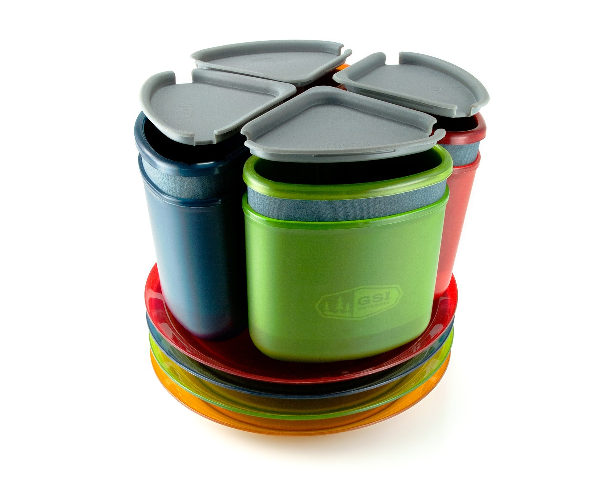GSI Infinity set vaisselle camping 4 personnes compact