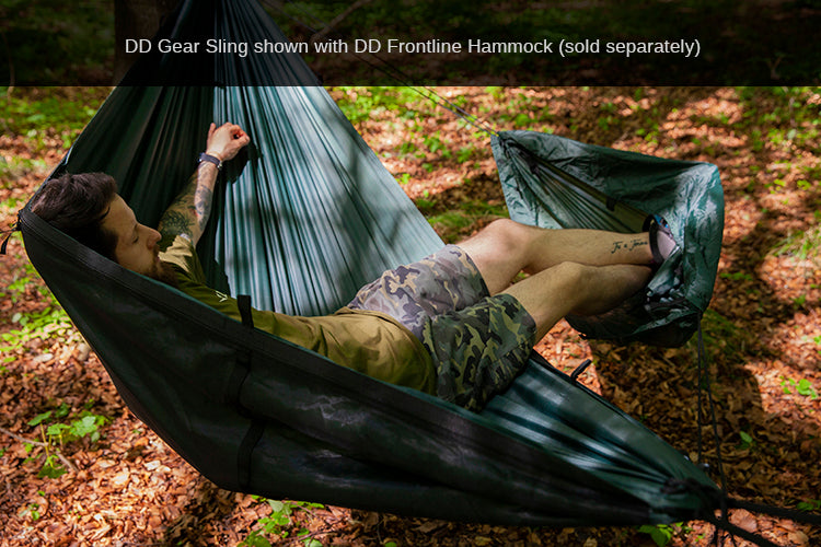 DD Gear Sling Filet Rangement Hamac Vert Olive