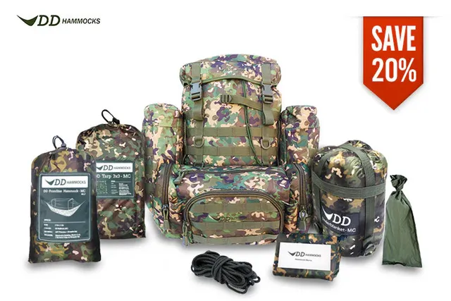 DD Multicam Combo kit hamac complet avec tarp et isolation