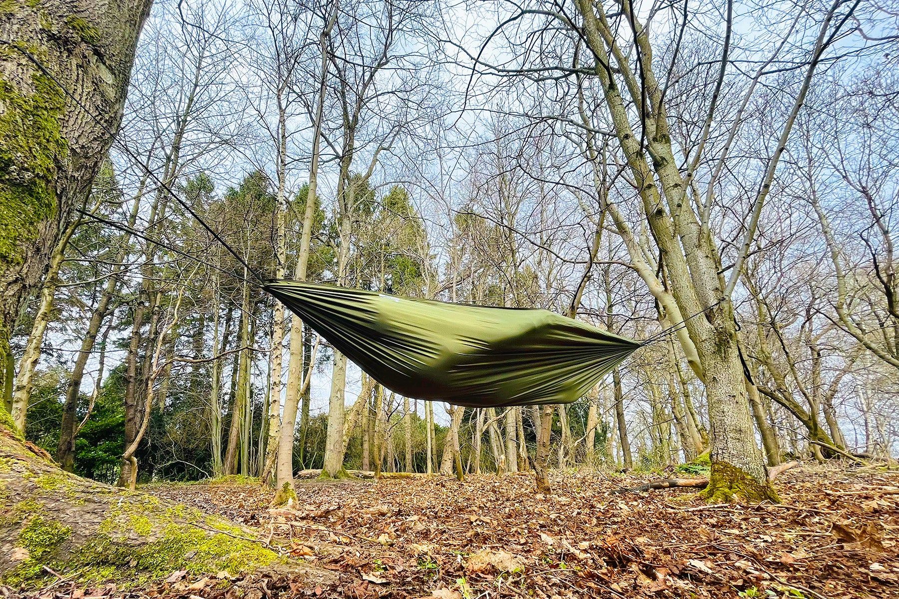 DD Recycled Hamac camping Olive Drab double couche recyclé