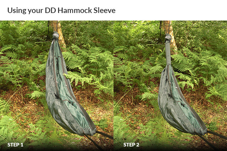 DD Hammock Sleeve housse hamac vert olive protection pluie