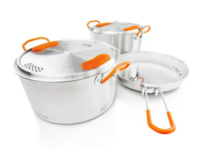 GSI Glacier Base Camper Medium popote inox camp