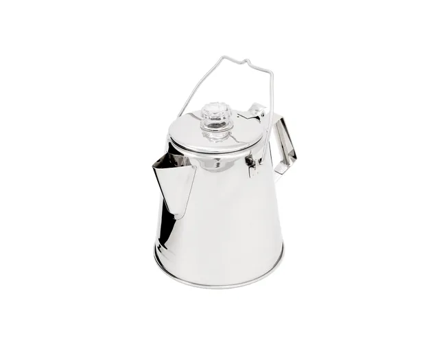 GSI Glacier percolateur café inox 14 tasses feu et réchaud