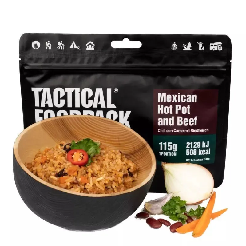 Tactical Foodpack repas lyophilisé Chili con carne