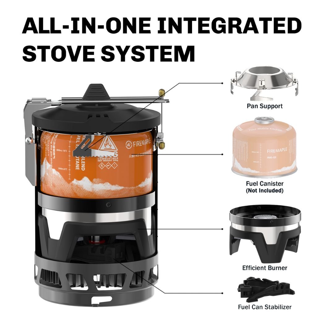 FireMaple Star X2 Pro Réchaud Camping Système Cuisson