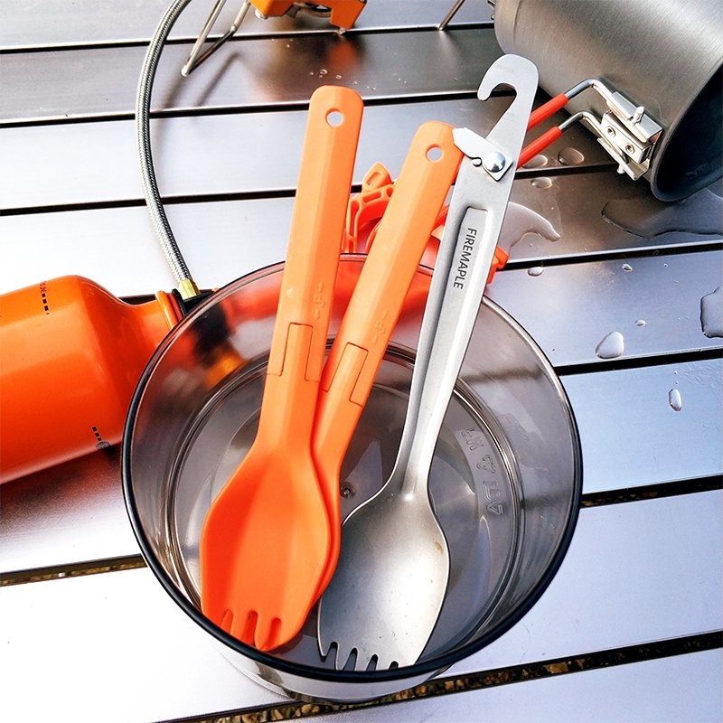FireMaple Woodpecker spork titane 3-en-1 23 g