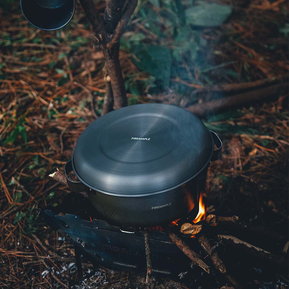 FireMaple Gourmet kit popote alu 5 pièces 2 personnes