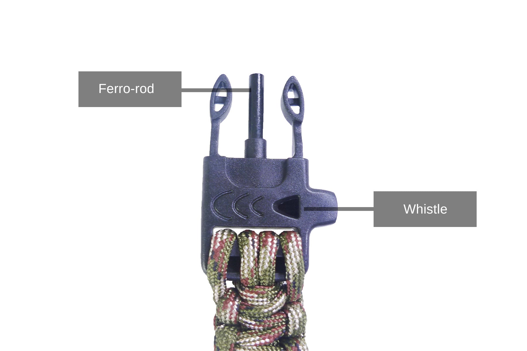 DD Hammocks Bracelet paracorde survie noir