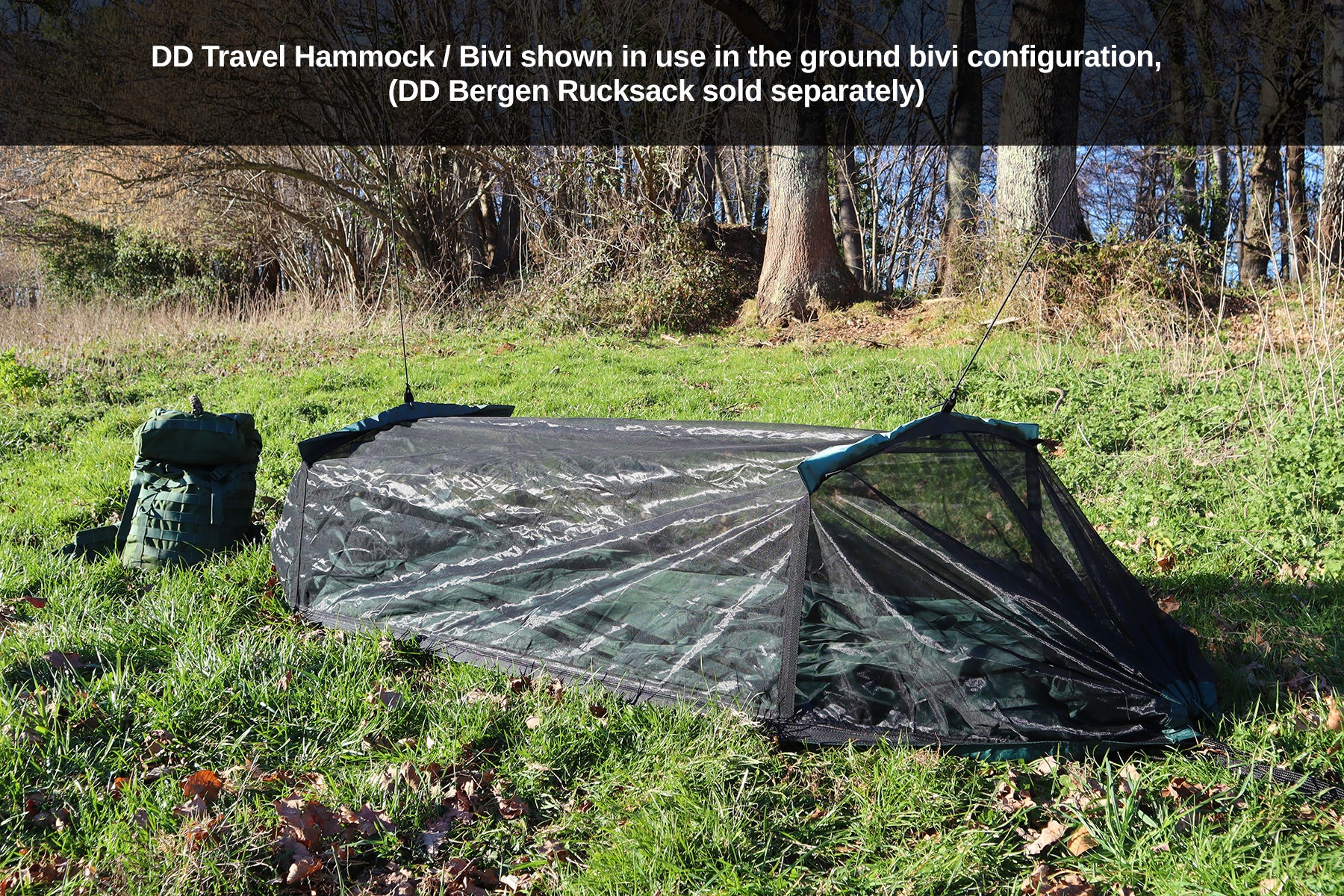 DD Travel Hamac camping bivi moustiquaire olive