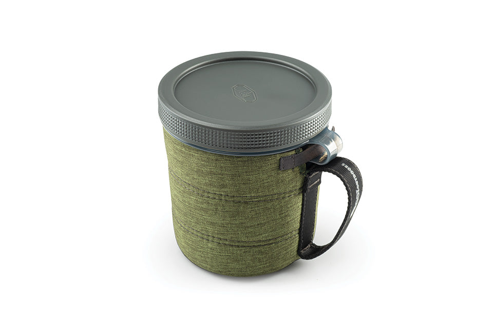 GSI FairShare mug camping avec couvercle bleu 710 ml