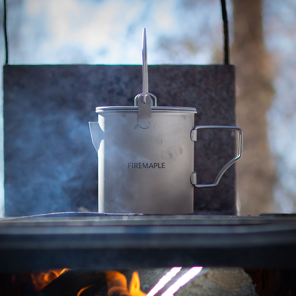 FireMaple Alti popote titane 900 ml avec couvercle