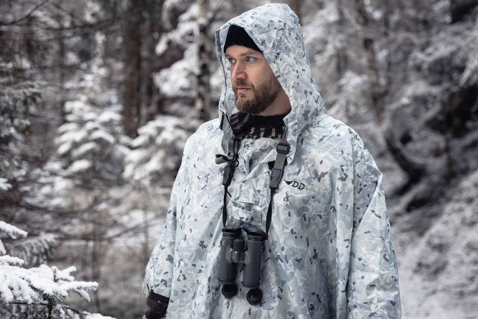 DD Poncho Tarp Winter MC camouflage neige étanche