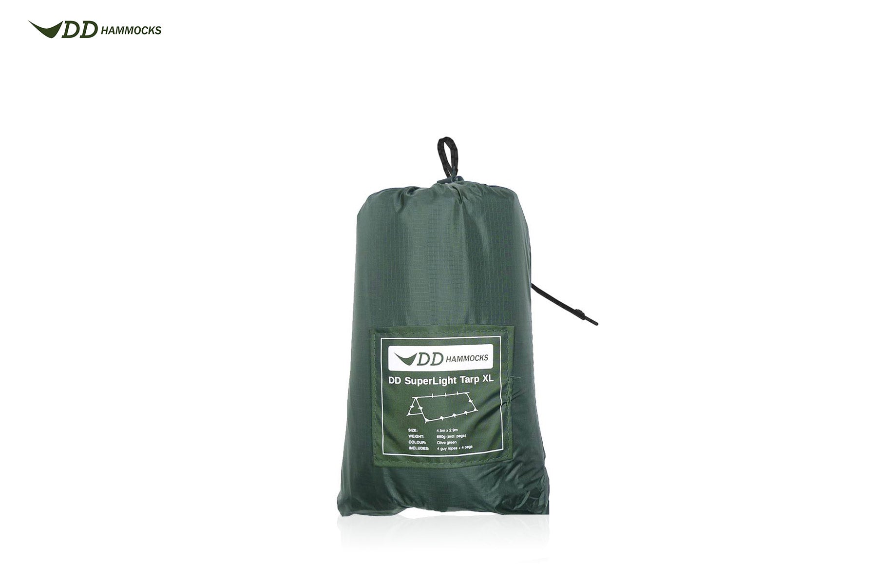 DD SuperLight Tarp XL bâche olive green ultra-légère