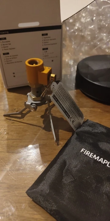 FireMaple FMS-300T réchaud gaz titane 45 g orange