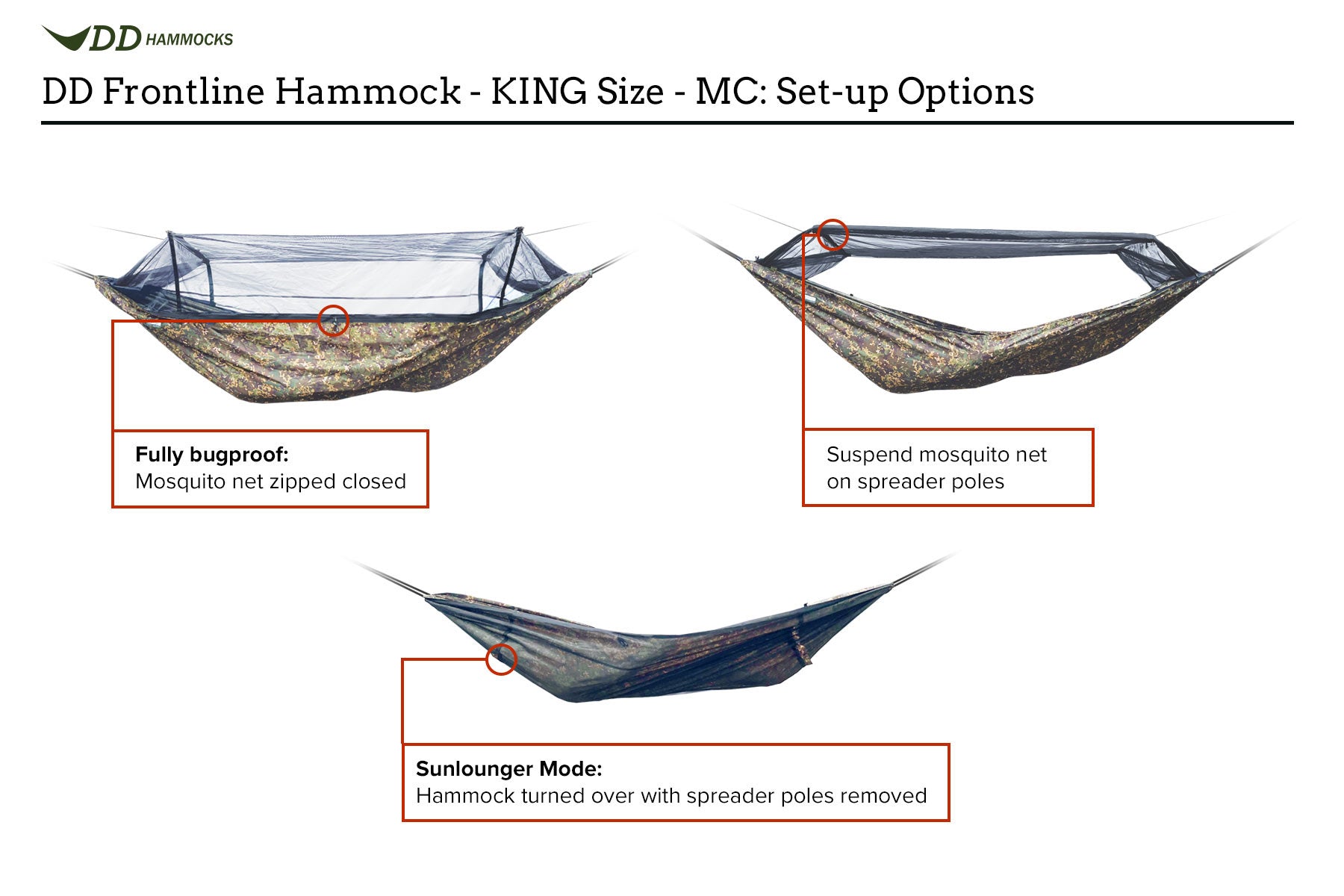 DD Frontline KING hamac Multicam MC