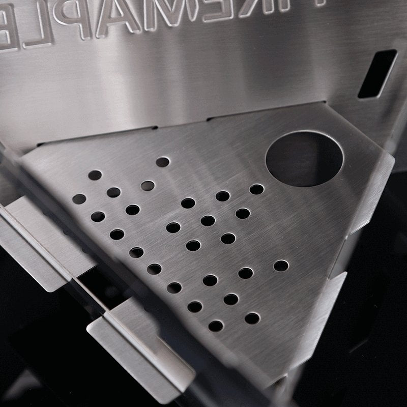 FireMaple Maverick réchaud bois triangle pliable inox