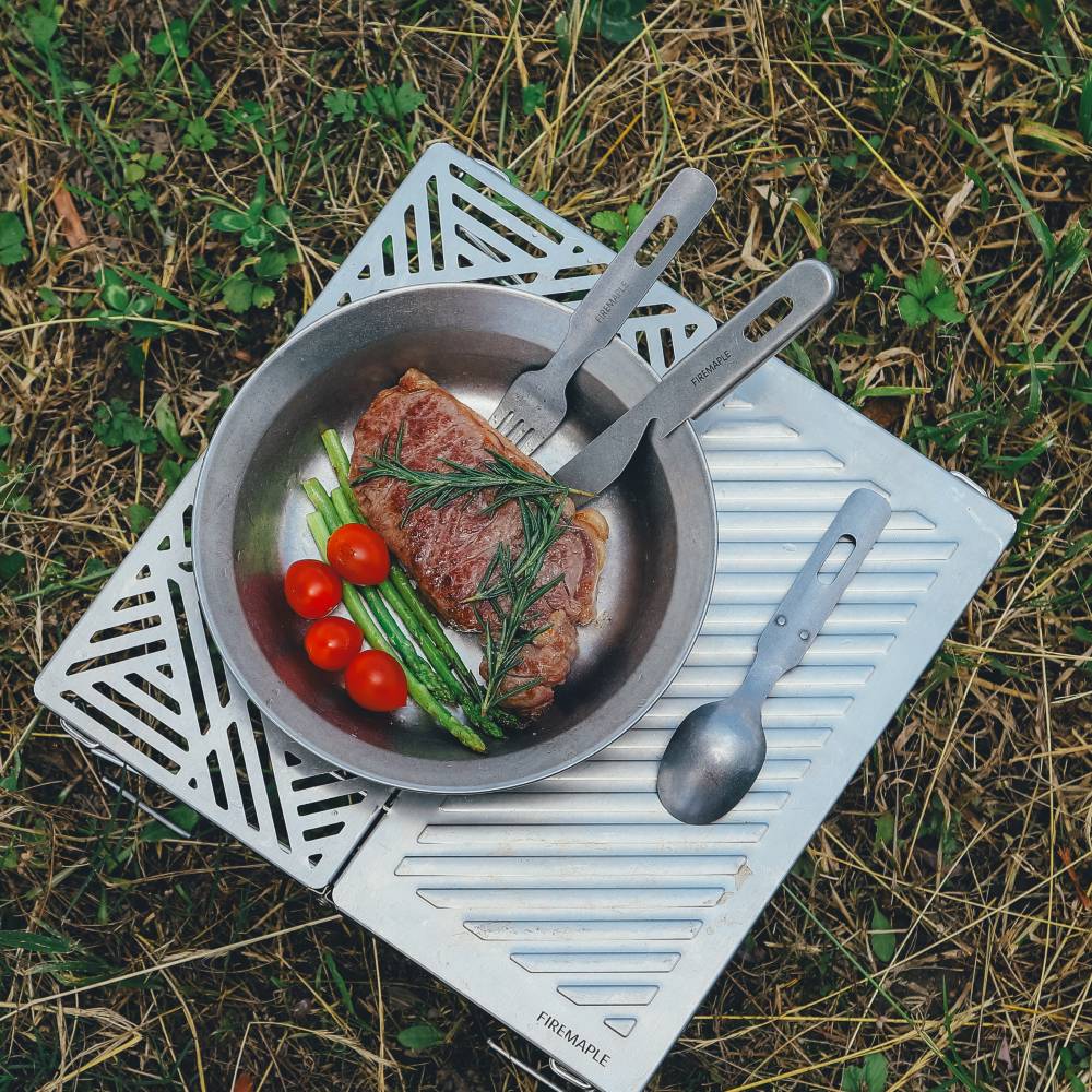 FireMaple Antarcti set 3 couverts camping inox