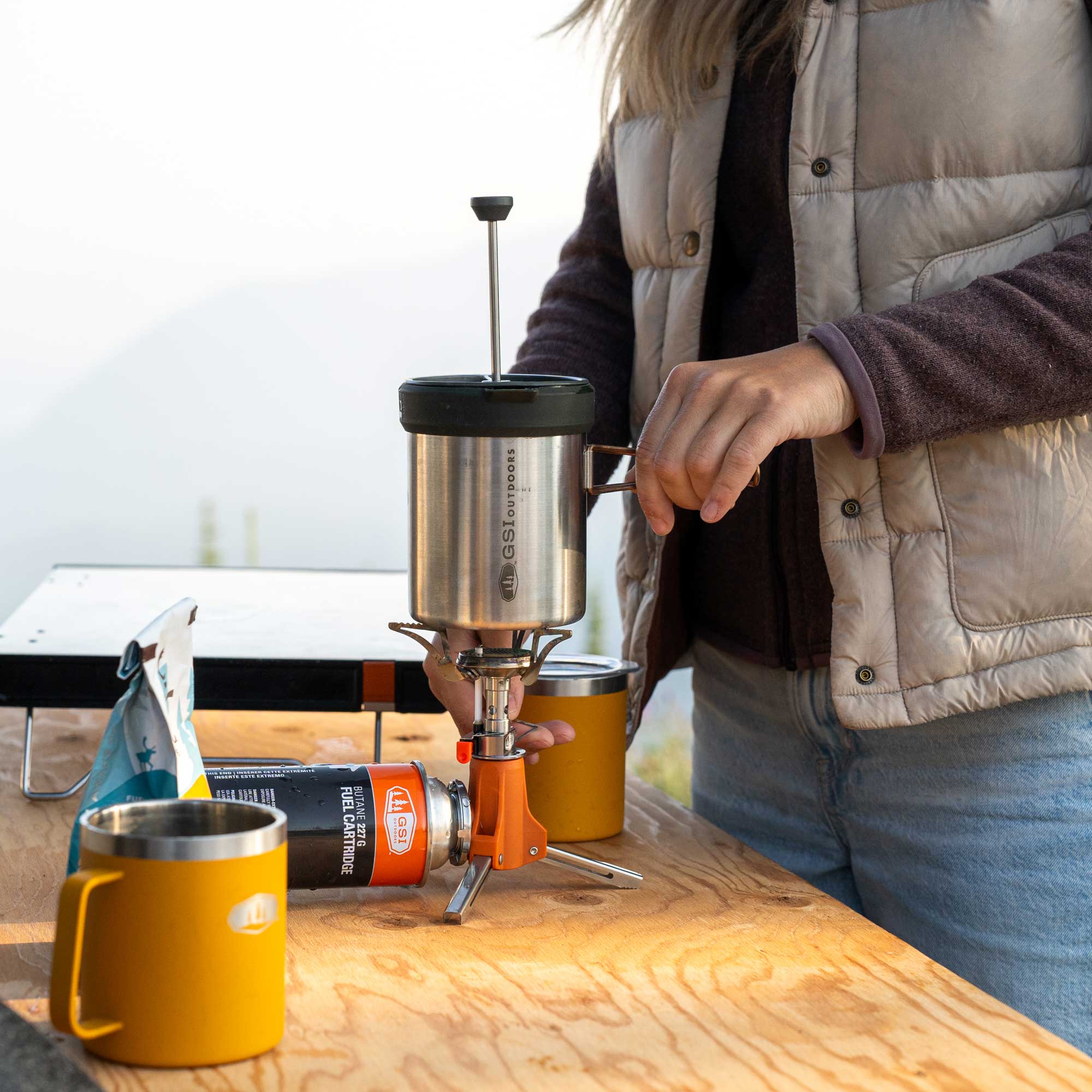 GSI Camp Stoves adaptateur réchaud butane-isobutane