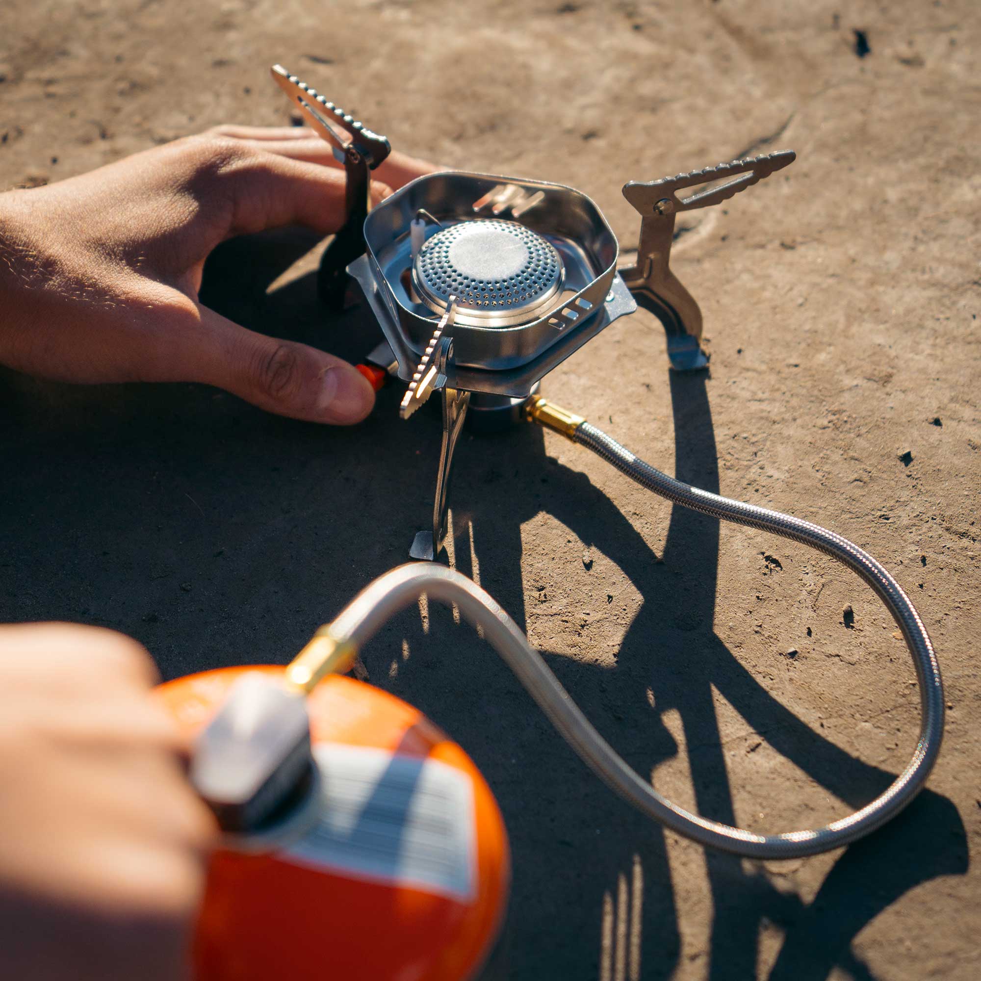 GSI Glacier Remote réchaud gaz déporté piezo 11000 BTU