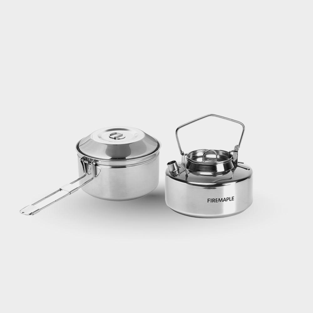FireMaple Antarcti Set Popote Bouilloire 1L Inox
