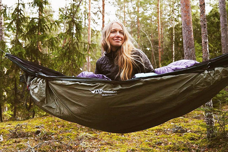 DD Hammocks Underblanket isolation hamac olive green -5°C