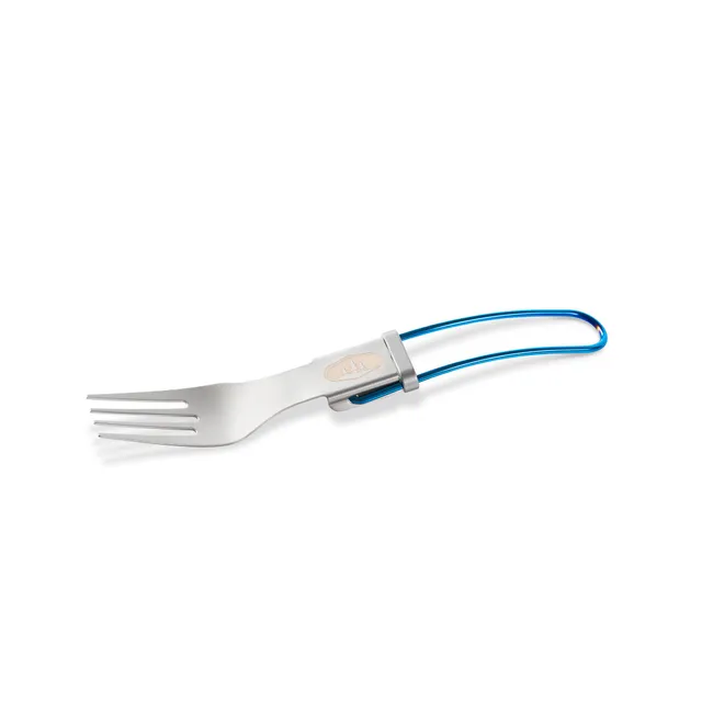 GSI Glacier fourchette pliante bleue inox