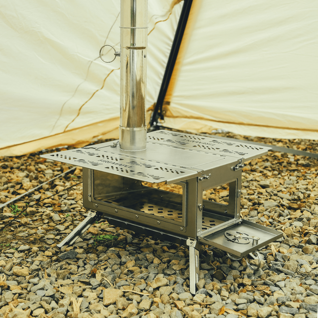 FireMaple Antarcti poêle bois tente chaude inox