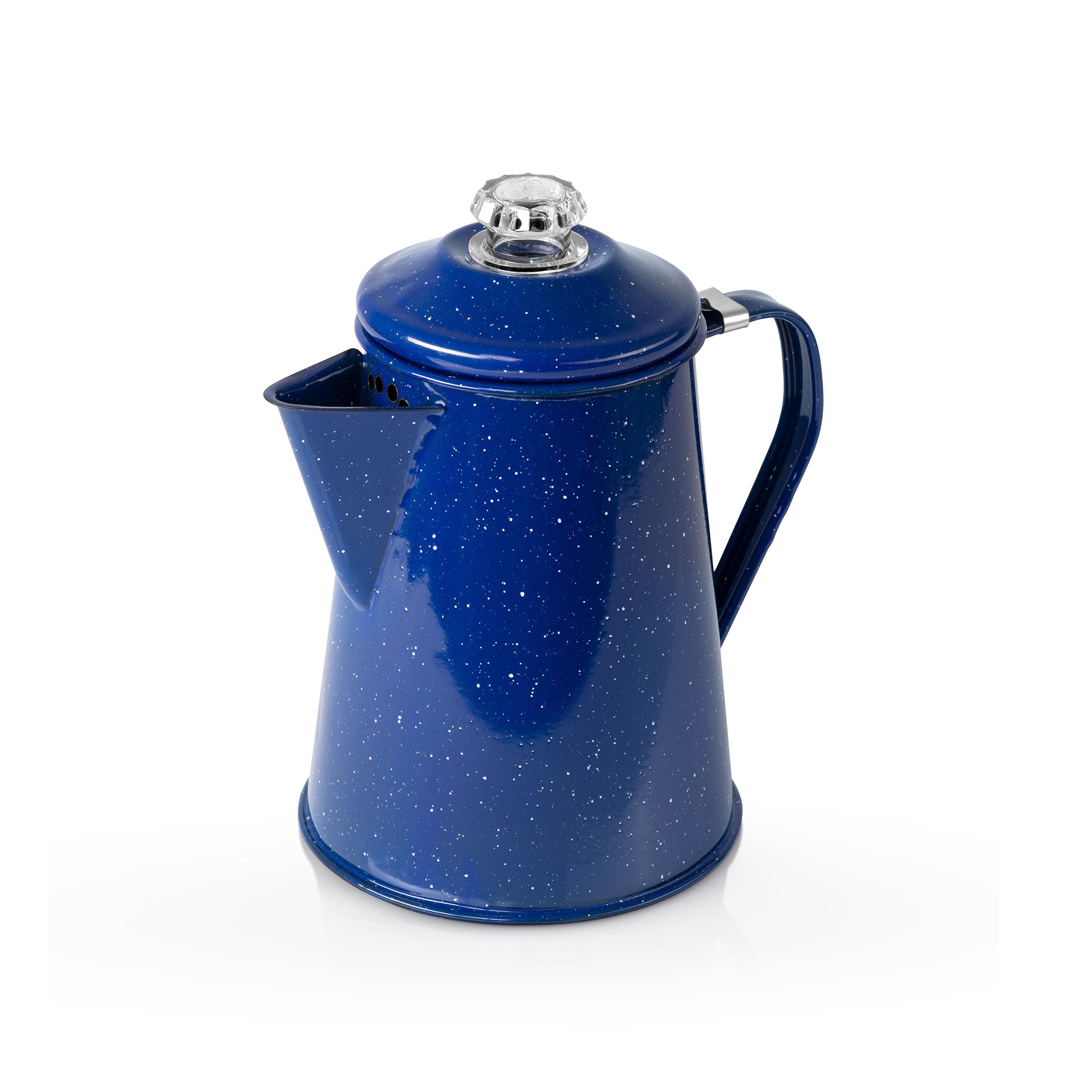 GSI Mesa percolateur émail 8 tasses gris Earl Grey
